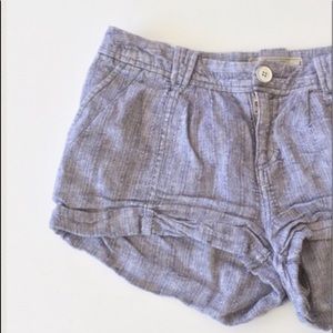 Free People Yard Dye Linen Short